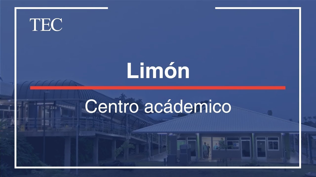 Una imagen con la palabra Limón que se refiere a la provincia y la frase centro académico que se refiere al CAL